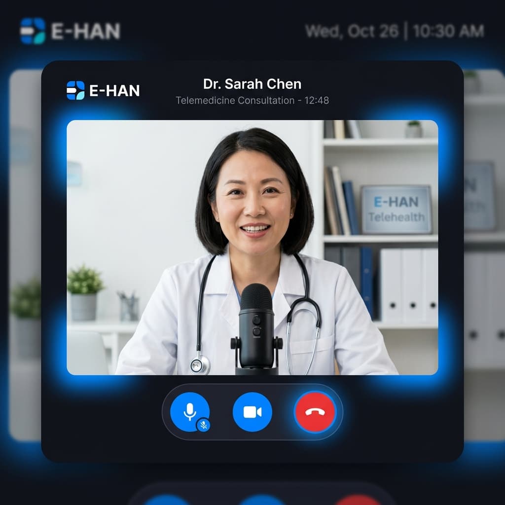 Consultez votre médecin en visioconférence HD